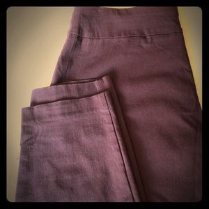 Alfani Dress Pants 12 Dark Burgundy w/black tones